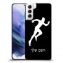 רץ כיסוי מגן קשיח בעיצוב אישי עם השם שלך ל Samsung Galaxy S21+ 5G יחידה אחת סקרין מובייל