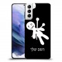 וודו כיסוי מגן קשיח בעיצוב אישי עם השם שלך ל Samsung Galaxy S21+ 5G יחידה אחת סקרין מובייל