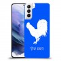 תרנגול כיסוי מגן קשיח בעיצוב אישי עם השם שלך ל Samsung Galaxy S21+ 5G יחידה אחת סקרין מובייל