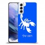עקרב כיסוי מגן קשיח בעיצוב אישי עם השם שלך ל Samsung Galaxy S21+ 5G יחידה אחת סקרין מובייל