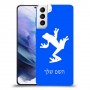 צפרדע טרופית כיסוי מגן קשיח בעיצוב אישי עם השם שלך ל Samsung Galaxy S21+ 5G יחידה אחת סקרין מובייל