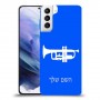 חצוצרה כיסוי מגן קשיח בעיצוב אישי עם השם שלך ל Samsung Galaxy S21+ 5G יחידה אחת סקרין מובייל