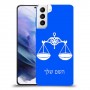 מאזניים כיסוי מגן קשיח בעיצוב אישי עם השם שלך ל Samsung Galaxy S21+ 5G יחידה אחת סקרין מובייל