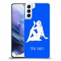 בתולה כיסוי מגן קשיח בעיצוב אישי עם השם שלך ל Samsung Galaxy S21+ 5G יחידה אחת סקרין מובייל