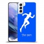 רץ כיסוי מגן קשיח בעיצוב אישי עם השם שלך ל Samsung Galaxy S21+ 5G יחידה אחת סקרין מובייל
