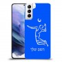 שחקן כדורעף כיסוי מגן קשיח בעיצוב אישי עם השם שלך ל Samsung Galaxy S21+ 5G יחידה אחת סקרין מובייל