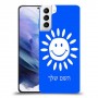 שמש כיסוי מגן קשיח בעיצוב אישי עם השם שלך ל Samsung Galaxy S21+ 5G יחידה אחת סקרין מובייל