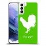 תרנגול כיסוי מגן קשיח בעיצוב אישי עם השם שלך ל Samsung Galaxy S21+ 5G יחידה אחת סקרין מובייל