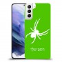 עכביש כיסוי מגן קשיח בעיצוב אישי עם השם שלך ל Samsung Galaxy S21+ 5G יחידה אחת סקרין מובייל