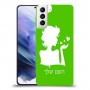 אישה אהבה כיסוי מגן קשיח בעיצוב אישי עם השם שלך ל Samsung Galaxy S21+ 5G יחידה אחת סקרין מובייל