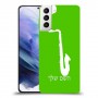 סקספון כיסוי מגן קשיח בעיצוב אישי עם השם שלך ל Samsung Galaxy S21+ 5G יחידה אחת סקרין מובייל