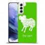 טלה כיסוי מגן קשיח בעיצוב אישי עם השם שלך ל Samsung Galaxy S21+ 5G יחידה אחת סקרין מובייל