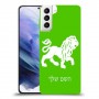 אריה כיסוי מגן קשיח בעיצוב אישי עם השם שלך ל Samsung Galaxy S21+ 5G יחידה אחת סקרין מובייל