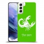 עקרב כיסוי מגן קשיח בעיצוב אישי עם השם שלך ל Samsung Galaxy S21+ 5G יחידה אחת סקרין מובייל