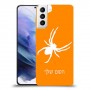עכביש כיסוי מגן קשיח בעיצוב אישי עם השם שלך ל Samsung Galaxy S21+ 5G יחידה אחת סקרין מובייל