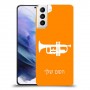 חצוצרה כיסוי מגן קשיח בעיצוב אישי עם השם שלך ל Samsung Galaxy S21+ 5G יחידה אחת סקרין מובייל
