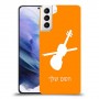 כינור כיסוי מגן קשיח בעיצוב אישי עם השם שלך ל Samsung Galaxy S21+ 5G יחידה אחת סקרין מובייל