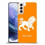 אריה כיסוי מגן קשיח בעיצוב אישי עם השם שלך ל Samsung Galaxy S21+ 5G יחידה אחת סקרין מובייל
