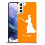 סמוראי כיסוי מגן קשיח בעיצוב אישי עם השם שלך ל Samsung Galaxy S21+ 5G יחידה אחת סקרין מובייל