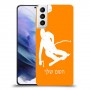 סקִי כיסוי מגן קשיח בעיצוב אישי עם השם שלך ל Samsung Galaxy S21+ 5G יחידה אחת סקרין מובייל