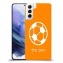 כדורגל - כדור כיסוי מגן קשיח בעיצוב אישי עם השם שלך ל Samsung Galaxy S21+ 5G יחידה אחת סקרין מובייל