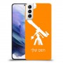 טלסקופ כיסוי מגן קשיח בעיצוב אישי עם השם שלך ל Samsung Galaxy S21+ 5G יחידה אחת סקרין מובייל