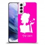 אישה אהבה כיסוי מגן קשיח בעיצוב אישי עם השם שלך ל Samsung Galaxy S21+ 5G יחידה אחת סקרין מובייל