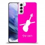 כינור כיסוי מגן קשיח בעיצוב אישי עם השם שלך ל Samsung Galaxy S21+ 5G יחידה אחת סקרין מובייל