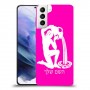 דלי כיסוי מגן קשיח בעיצוב אישי עם השם שלך ל Samsung Galaxy S21+ 5G יחידה אחת סקרין מובייל