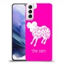 טלה כיסוי מגן קשיח בעיצוב אישי עם השם שלך ל Samsung Galaxy S21+ 5G יחידה אחת סקרין מובייל