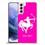 קשת כיסוי מגן קשיח בעיצוב אישי עם השם שלך ל Samsung Galaxy S21+ 5G יחידה אחת סקרין מובייל