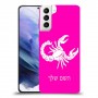 עקרב כיסוי מגן קשיח בעיצוב אישי עם השם שלך ל Samsung Galaxy S21+ 5G יחידה אחת סקרין מובייל