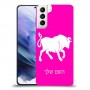 שור כיסוי מגן קשיח בעיצוב אישי עם השם שלך ל Samsung Galaxy S21+ 5G יחידה אחת סקרין מובייל