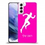 רץ כיסוי מגן קשיח בעיצוב אישי עם השם שלך ל Samsung Galaxy S21+ 5G יחידה אחת סקרין מובייל