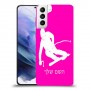 סקִי כיסוי מגן קשיח בעיצוב אישי עם השם שלך ל Samsung Galaxy S21+ 5G יחידה אחת סקרין מובייל