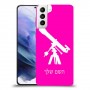 טלסקופ כיסוי מגן קשיח בעיצוב אישי עם השם שלך ל Samsung Galaxy S21+ 5G יחידה אחת סקרין מובייל