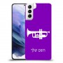 חצוצרה כיסוי מגן קשיח בעיצוב אישי עם השם שלך ל Samsung Galaxy S21+ 5G יחידה אחת סקרין מובייל