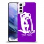 דלי כיסוי מגן קשיח בעיצוב אישי עם השם שלך ל Samsung Galaxy S21+ 5G יחידה אחת סקרין מובייל