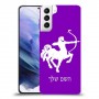 קשת כיסוי מגן קשיח בעיצוב אישי עם השם שלך ל Samsung Galaxy S21+ 5G יחידה אחת סקרין מובייל