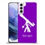 טלסקופ כיסוי מגן קשיח בעיצוב אישי עם השם שלך ל Samsung Galaxy S21+ 5G יחידה אחת סקרין מובייל