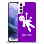 וודו כיסוי מגן קשיח בעיצוב אישי עם השם שלך ל Samsung Galaxy S21+ 5G יחידה אחת סקרין מובייל