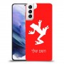 צפרדע טרופית כיסוי מגן קשיח בעיצוב אישי עם השם שלך ל Samsung Galaxy S21+ 5G יחידה אחת סקרין מובייל