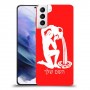 דלי כיסוי מגן קשיח בעיצוב אישי עם השם שלך ל Samsung Galaxy S21+ 5G יחידה אחת סקרין מובייל