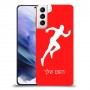 רץ כיסוי מגן קשיח בעיצוב אישי עם השם שלך ל Samsung Galaxy S21+ 5G יחידה אחת סקרין מובייל