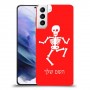 שלד כיסוי מגן קשיח בעיצוב אישי עם השם שלך ל Samsung Galaxy S21+ 5G יחידה אחת סקרין מובייל