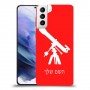טלסקופ כיסוי מגן קשיח בעיצוב אישי עם השם שלך ל Samsung Galaxy S21+ 5G יחידה אחת סקרין מובייל