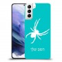 עכביש כיסוי מגן קשיח בעיצוב אישי עם השם שלך ל Samsung Galaxy S21+ 5G יחידה אחת סקרין מובייל