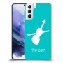 כינור כיסוי מגן קשיח בעיצוב אישי עם השם שלך ל Samsung Galaxy S21+ 5G יחידה אחת סקרין מובייל