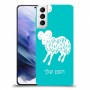 טלה כיסוי מגן קשיח בעיצוב אישי עם השם שלך ל Samsung Galaxy S21+ 5G יחידה אחת סקרין מובייל