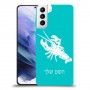 סרטן כיסוי מגן קשיח בעיצוב אישי עם השם שלך ל Samsung Galaxy S21+ 5G יחידה אחת סקרין מובייל